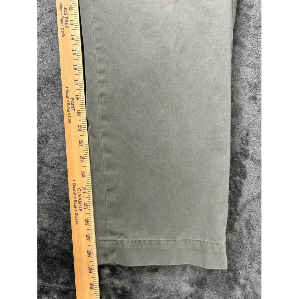 Polo Ralph Lauren Preston Pant Mens 35x30 Gray Cotton Chino Straight Leg Pants